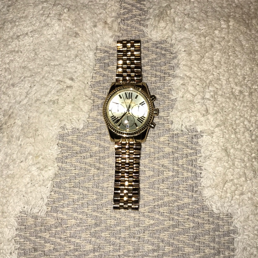 Gold Michael Kors watch